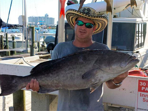 Pensacola Deep Sea Fishing Grouper